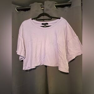 Lilac Purple Crop Top
